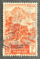 FRAEQ0214U1 - Local Motives - Mountain Landscape - 1 F Used Stamp - AEF - 1947 - Gebraucht