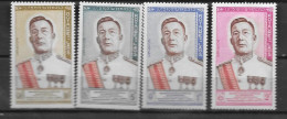 1962 - 75 à 78**MNH - Roi Sri Savang Vatthana - Laos