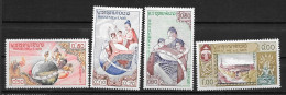 1958 - 51 à 54**MNH - Inauguration Du Palais De L'UNESCO à Paris - 3 - Laos