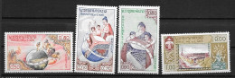 1958 - 51 à 54**MNH - Inauguration Du Palais De L'UNESCO à Paris - 1 - Laos