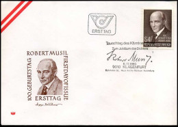 Oostenrijk - FDC - Robert Musil                       - FDC