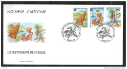 1999 - 788 à790 - Instruments De Musique -19 - FDC