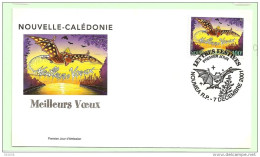 2001 - 861 - Meileurs Voeux - 19 - FDC