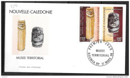1998 - 752 à 753 - Musée Territorial - 128 - FDC