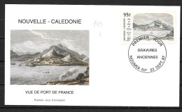 1997 - 739 - Gravure Ancienne, Vue De Port De France - 126 - FDC