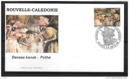 1995 - PA 329 - Danses Kanak - Pothé - 14 - FDC