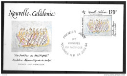 1994 - PA 313 - Peintres, Micheline Néporon - 12 - FDC