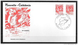 1993 - 638 à639 - Cagous - 11 - FDC