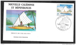 1987 - 535 - Pirogue De L'île Des Pins - 3 - FDC