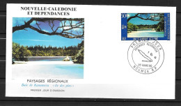 1986 - 514 - Paysage, Ile Des Pins - 1 - FDC