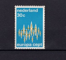  Nederland - Europa CEPT  NVPH 1007 Met Nummer 040 - 1972