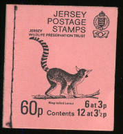 Jersey Ring-tailed Lemur Booklet 60p - ** MNH - Jersey