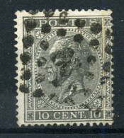 17  -- Gest / Obl / Used - 1865-1866 Profile Left