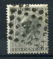 17  -- Gest / Obl / Used - 1865-1866 Perfil Izquierdo