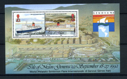 Isle Of Man Genova '92, World Philatelic Exhibition - Ships