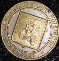 BELGIQUE MédailleGEMEENTEBESTUUR HUIZINGEN Gedenkpenning 1976 - Professionali / Di Società