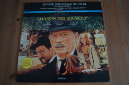 MANON DES SOURCES JEAN CLAUDE PETIT SERGE LAMA MARCEL PAGNOL EMMANUELLE BEART MONTAND DANIEL AUTEUIL LP DU FILM 1986 - Soundtracks, Film Music