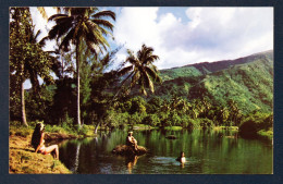 Polynésie Française. Tahiti. Tautira. Embouchure De La Rivière Vaitapiha Où Les Femmes Aiment Se Baigner. - Französisch-Polynesien