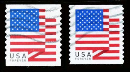 Etats-Unis / United States (Scott No.5260-61 - FLAG) (o) Coils - Used Stamps