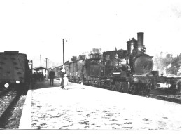 PHOTO Chemin De Fer  Locomotive A Vapeur - Zonder Classificatie