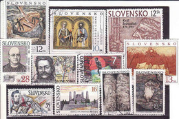 Slovakia Art, Painting 1993 - 1999, Used,I Will Complete Your Wantlist Of Czech Or Slovak Stamps According To The Michel - Oblitérés