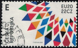 République Tchèque 2022 Oblitéré Used Présidence Tchèque De L'Union Européenne Y&T CZ 1014 SU - Used Stamps