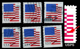 Etats-Unis / United States (Scott No.5263 - FLAG) (o) All Positions - Used Stamps