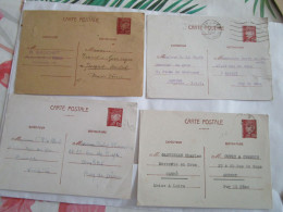 4 Cp Entier Postaux 1 512 Cpa Et 3 515 Cpi - Cartas & Documentos