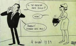 ► Coupure De Presse  Quotidien Le Figaro Jacques Faisant 1983 Delors Sous - 1950 - Today