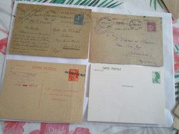 8 Cp Entier Postaux - Cartas & Documentos