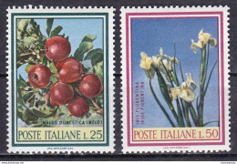 1967 - ITALIA REPUBBLICA -  FLORA    -  SERIE COMPLETA  -  2  VALORI -   NUOVO - 1961-70: Nieuw/plakker