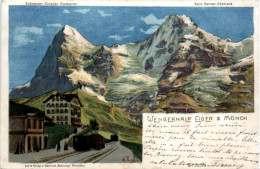 Wengeralp - Eiger Mönch - Litho Egli - Wengen