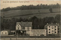 Gruss Vom Bahnhofshotel Kurbad Gottleuba - Bad Gottleuba-Berggiesshuebel