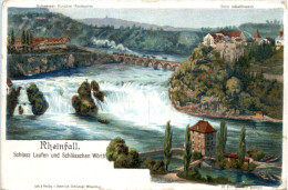 Rheinfall - Schaffhausen - Litho Schlumpf - Neuhausen Am Rheinfall