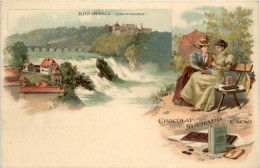 Schaffhausen - Rheinfall - Chocolat Suchard - Litho - Neuhausen Am Rheinfall