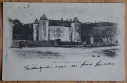 58 : Lormes - Le Château Des Aubues - Dos Simple 1901 - Traces De Points De Colle Au Dos - (n°29036) - Lormes