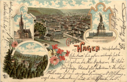 Gruss Aus Hagen - Litho - Hagen