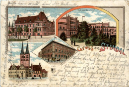 Gruss Aus Stendal - Litho - Stendal