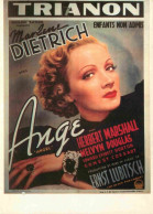 Cinema - Affiche De Film - Trianon - Marlène Dietrich - CPM - Voir Scans Recto-Verso - Affiches Sur Carte