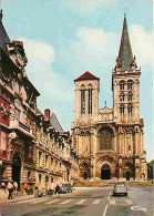 Automobiles - Lisieux - Place Thiers - La Cathédrale Saint Pierre - Le Palais De Justice - La Poste - Carte Neuve - CPM  - PKW