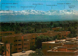 Maroc - Marrakech - Panorama Avec Grand Atlas - Carte Dentelée - CPSM Grand Format - Carte Neuve - Voir Scans Recto-Vers - Marrakesh