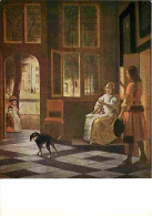 Art - Peinture - Pieter De Hooch - Intérieur - CPM - Voir Scans Recto-Verso - Malerei & Gemälde