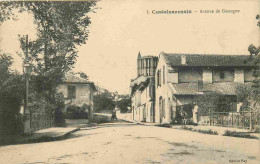 82 - Castelsarrasin - Avenue De Gascogne - Animée - CPA - Oblitération Ronde De 1917 - Voir Scans Recto-Verso - Castelsarrasin