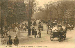 75 - Paris - Bois De Boulogne - Les Acacias - Animée - Correspondance - CPA - Oblitération Ronde De 1913 - Voir Scans Re - Parcs, Jardins