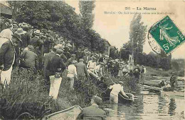 94 - Le Perreux - La Marne Et L'Ile Robinson - Moralité On Doit Toujours Suivre Son Droit De Chemin - Accident Automobil - Le Perreux Sur Marne