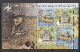 2007 Hungary Scouting Baden Powell Europa Souvenir Sheet MNH @ BELOW FACE VALUE - Ungebraucht