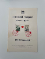 Feuillet Croix Rouge Section De La Reunion Feuillet 356 - Andere & Zonder Classificatie