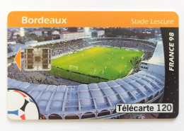 Télécarte France - France 98. Bordeaux Stade Lescure - Unclassified