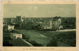 Casablanca - Le Boulevard De La Liberte - Casablanca