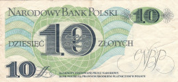 POLOGNE BILLET DE 10 - Polonia